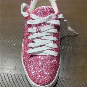 Pink Glitter Women's Sneakers